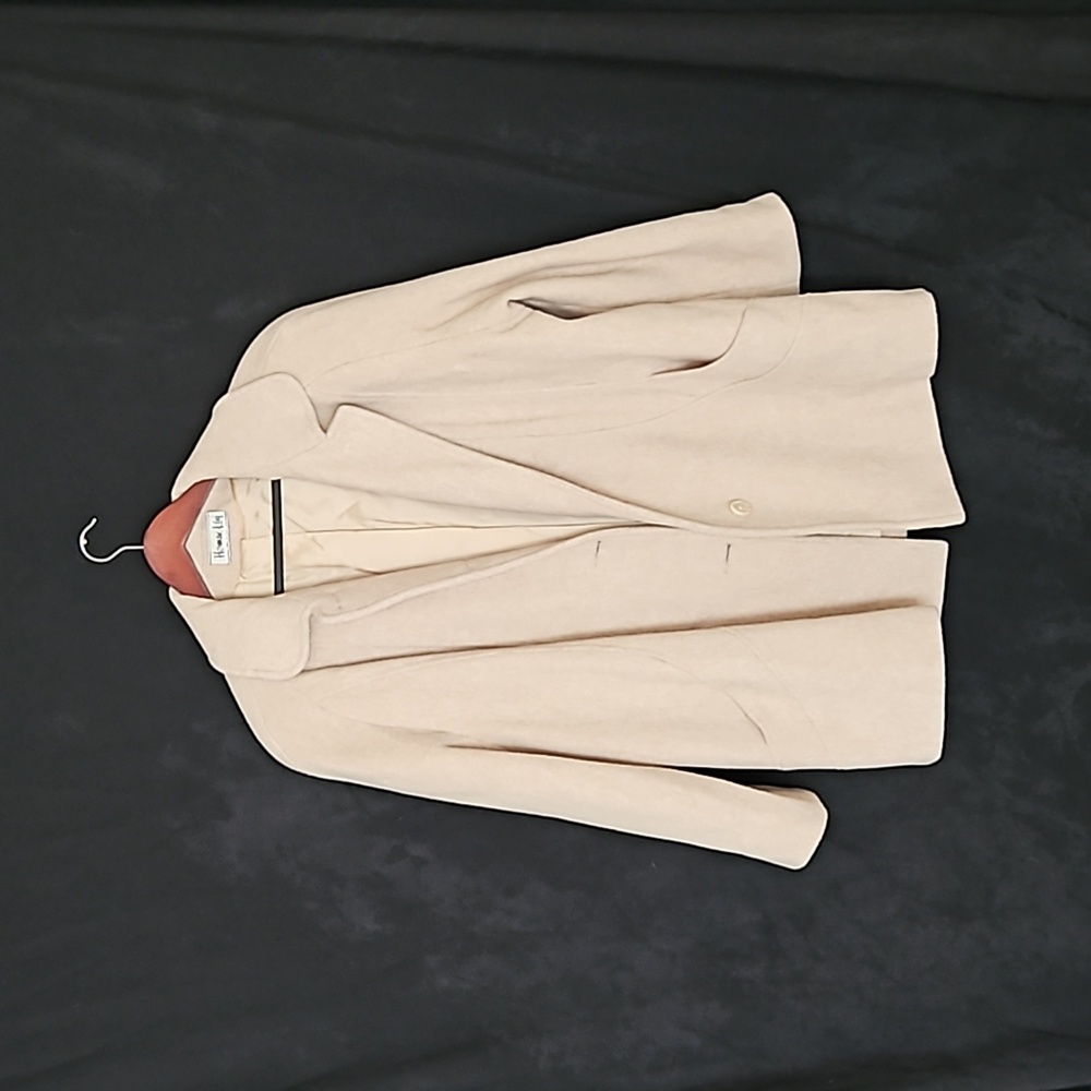 Herman Kay Woman's Tan Wool Jacket size 16